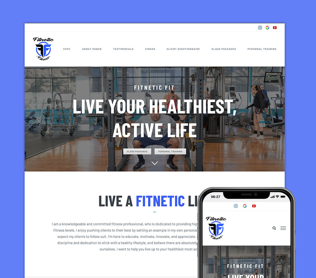 Fitnetic Fit Website