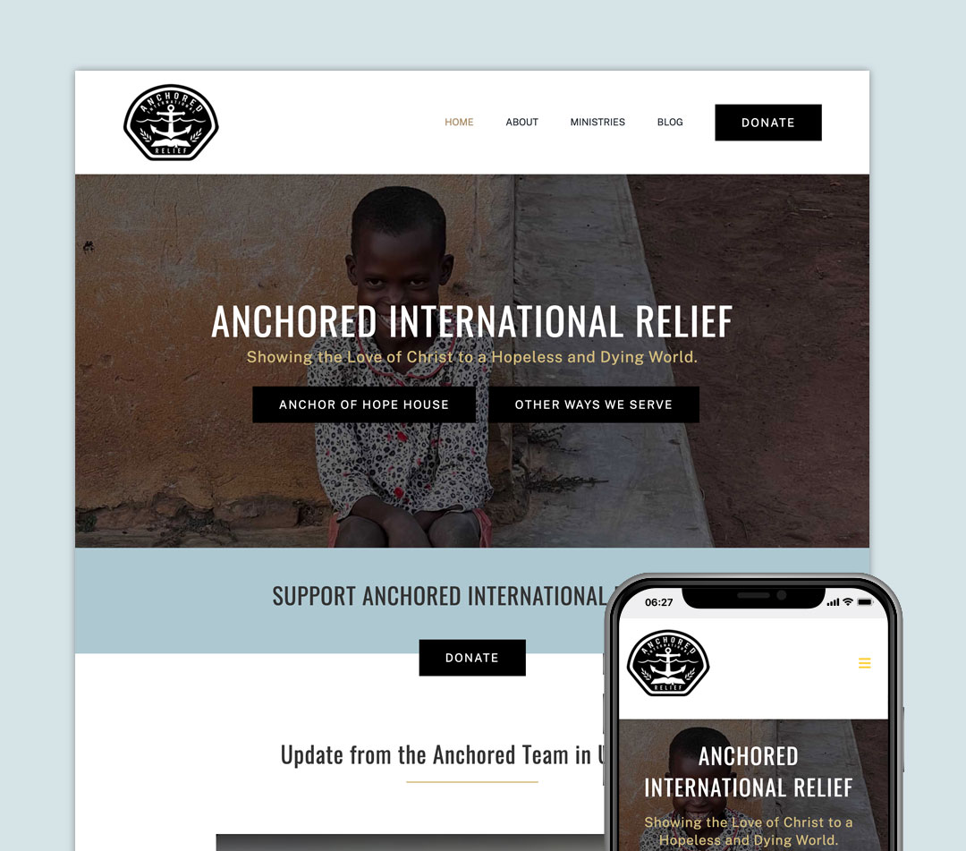 Anchored Relief Website
